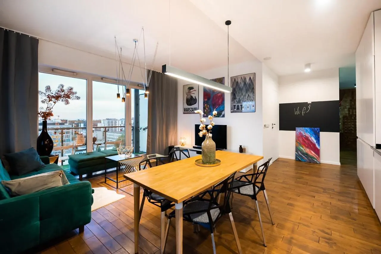 Qbik Artistic Cityscape Apartment Warszawa Polska