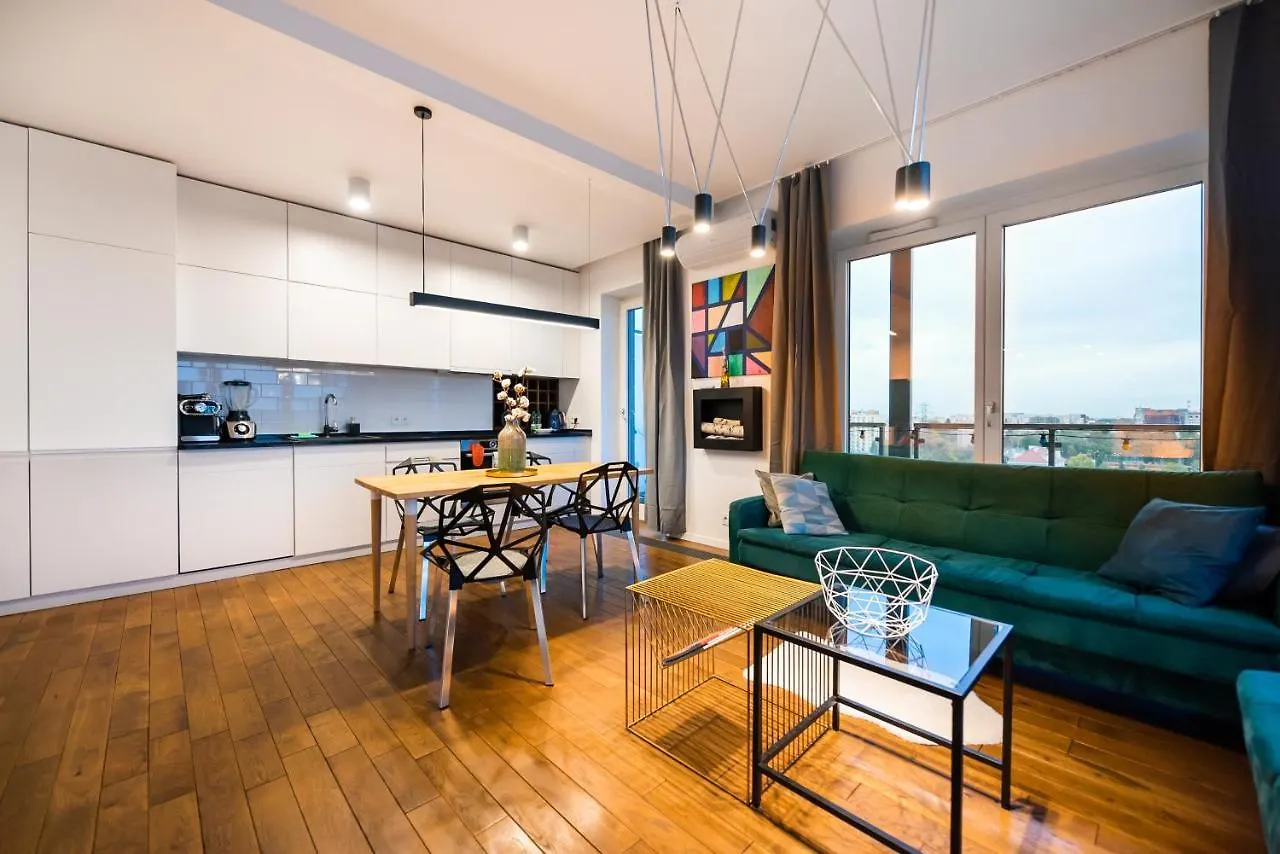 Qbik Artistic Cityscape Apartment Warszawa