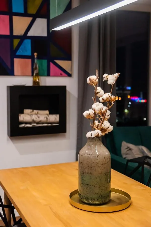 Qbik Artistic Cityscape Apartment Warszawa