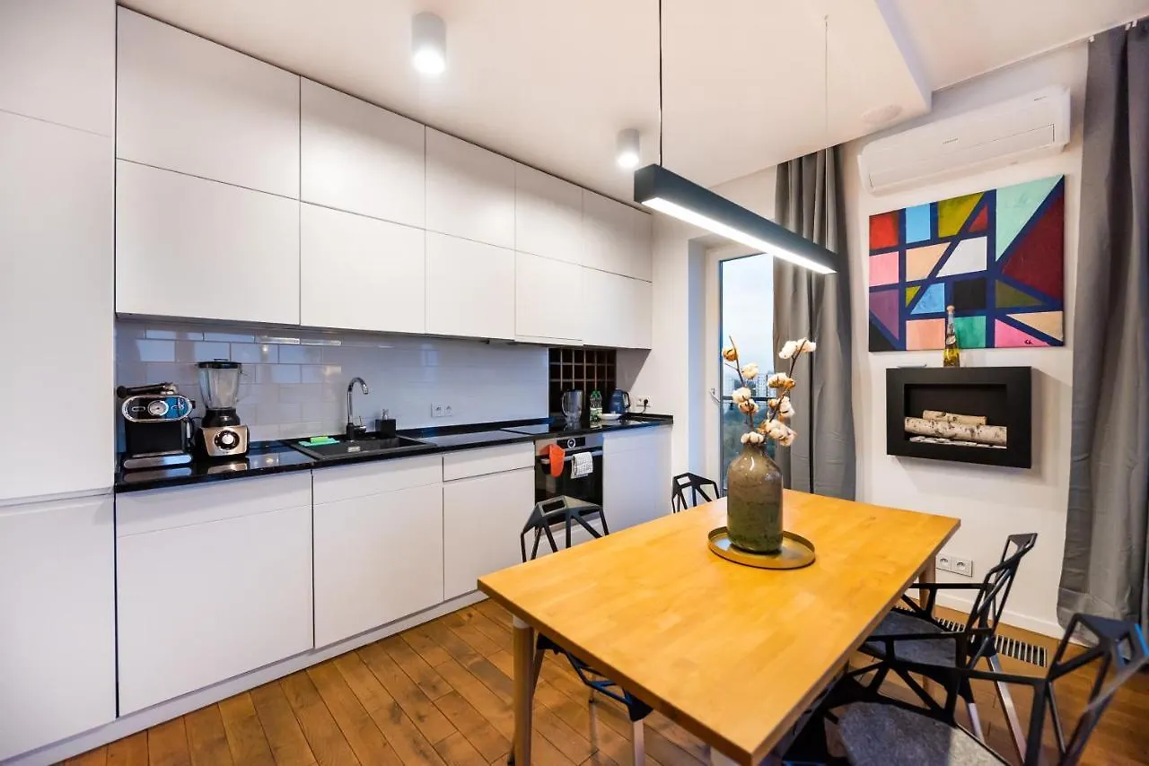 Qbik Artistic Cityscape Apartment Warszawa