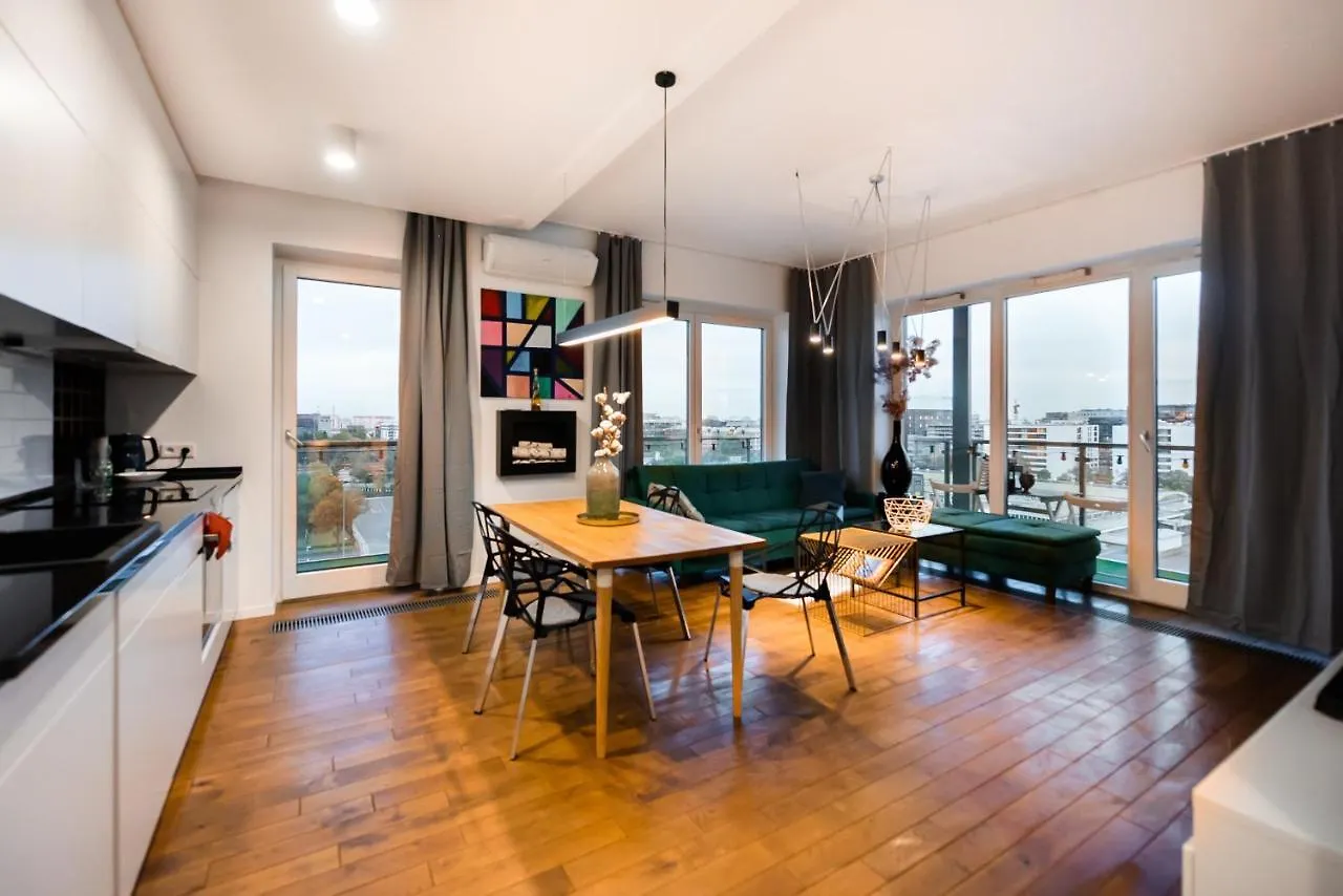 Qbik Artistic Cityscape Apartment Varšava Polsko